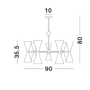 Hanglamp gala large - Afbeelding 3