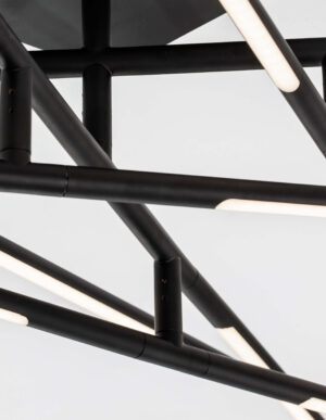 Opbouwlamp Raccio, LED 48 zwart - Afbeelding 4