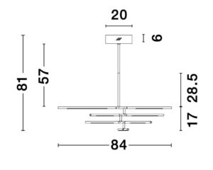 Opbouwarmatuur Raccio 4 voudig - Afbeelding 6