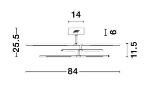 Plafondlamp Raccio3 voudig - Afbeelding 5