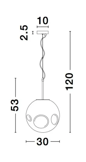 Myan hanglamp rose - Afbeelding 5