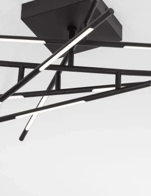 Opbouwlamp Raccio, LED 48 zwart - Afbeelding 5