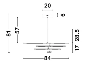 Opbouwarmatuur Raccio 4 voudig - Afbeelding 6