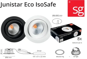 Junistar Eco set van 8 spots - Afbeelding 3