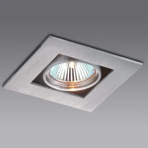 Inbouwspot WV153 vierkant Alu/geschuurd